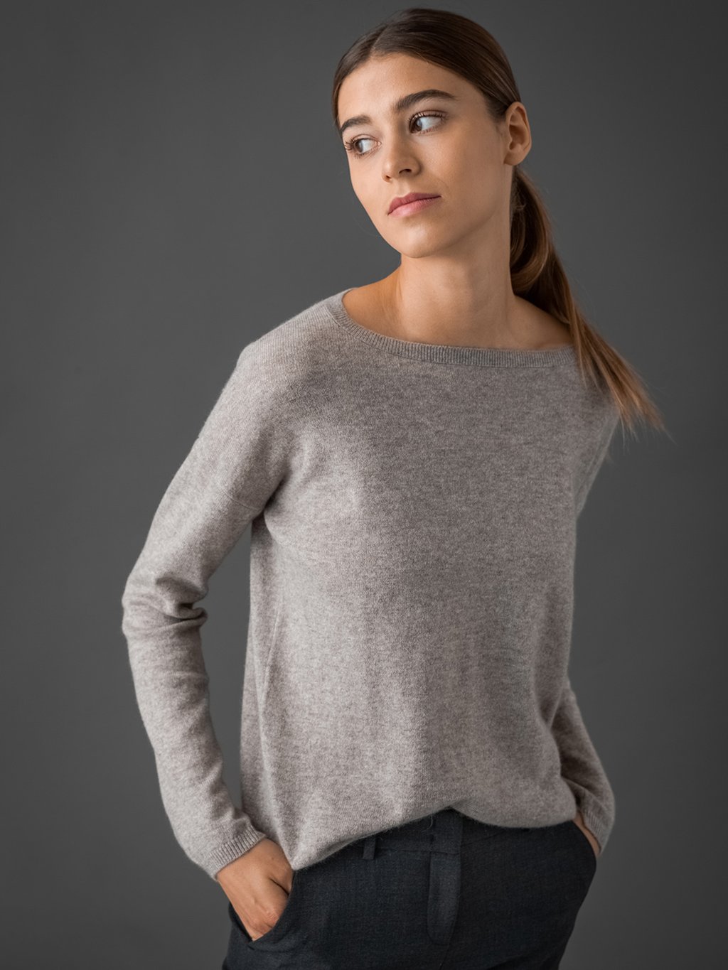 Detailansicht von Pullover aus Cashmere von ALLUDE
