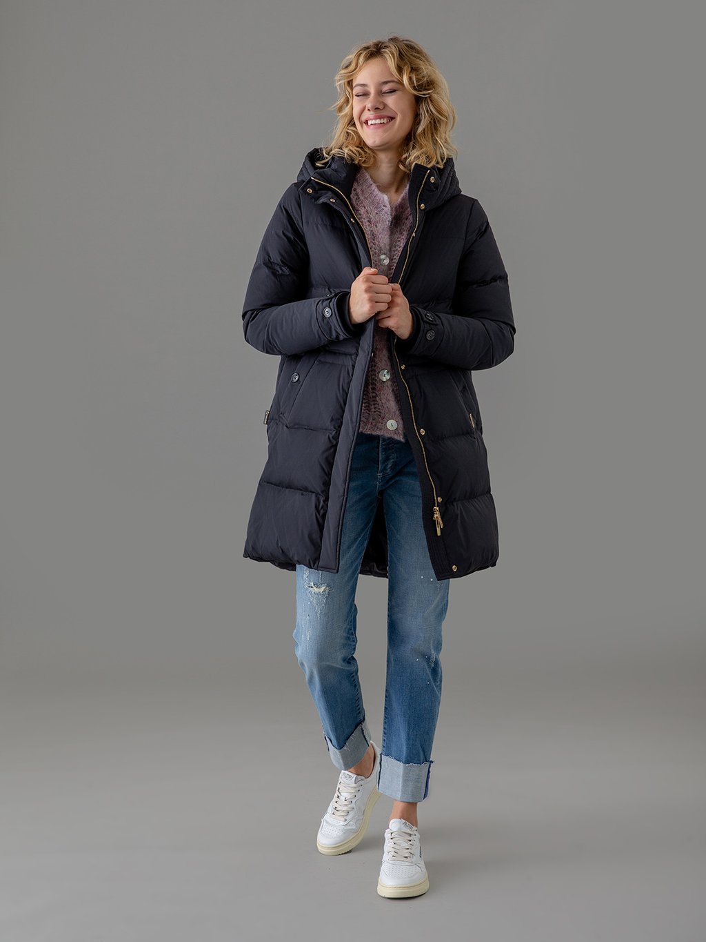 Detailansicht von Daunenmantel von WOOLRICH