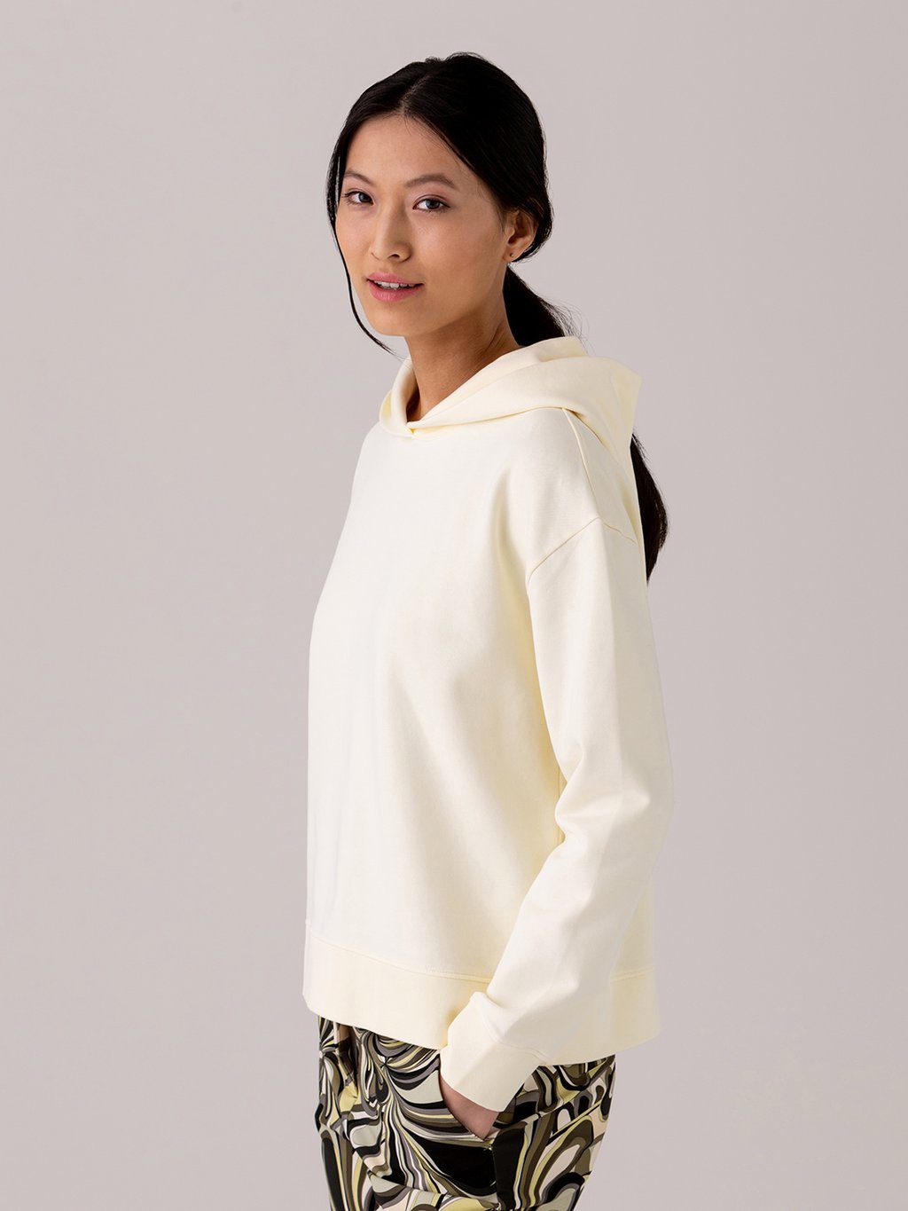 Detailansicht von Kapuzen-Sweatshirt aus Baumwolle von DANIELS