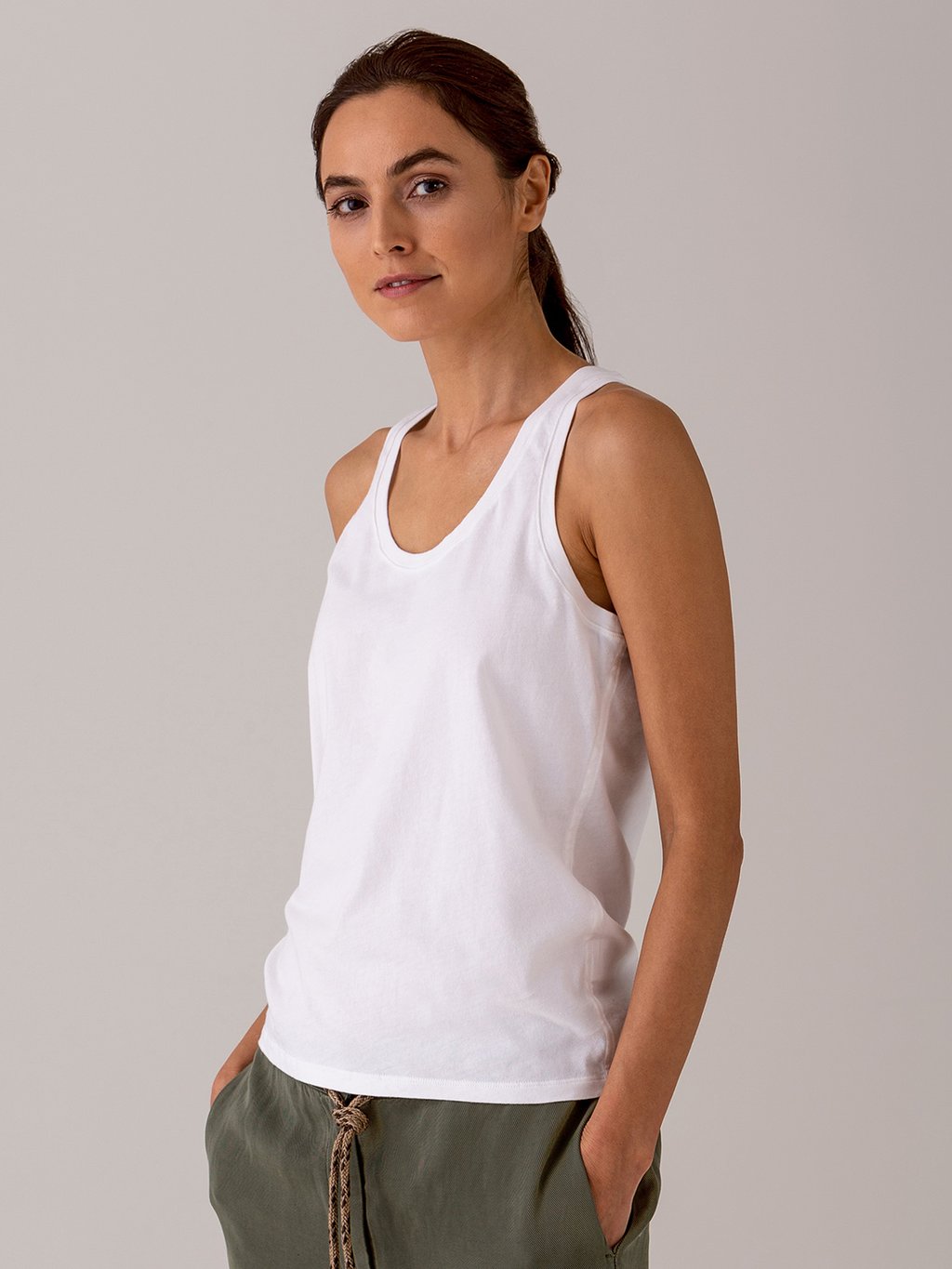 Detailansicht von Top aus Bamwolle von UNIVERSEL