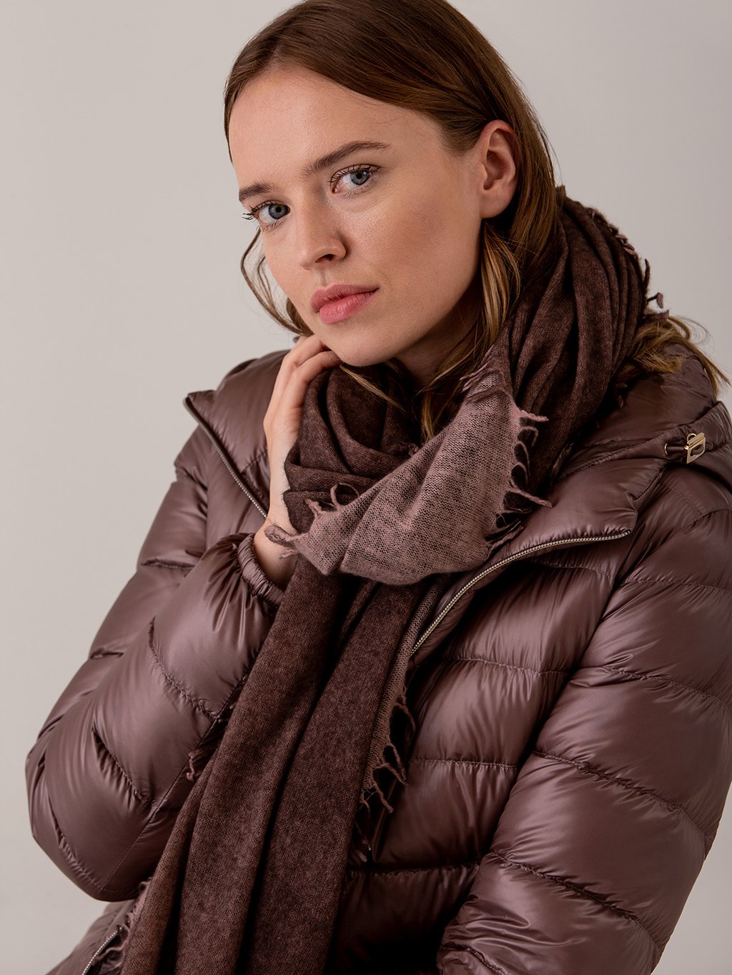 Detailansicht von Schal aus Cashmere von PUR SCHOEN