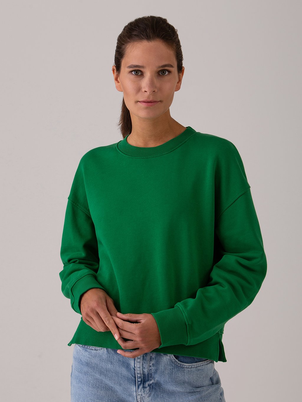 Detailansicht von Sweatshirt aus Baumwolle von DANIELS