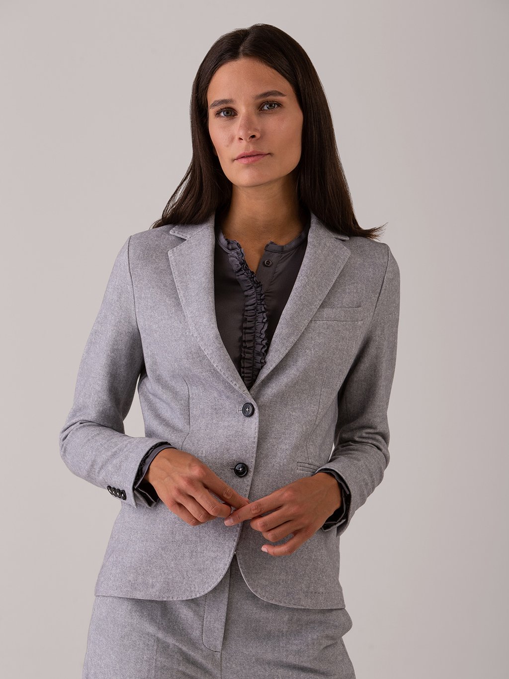 Detailansicht von Blazer aus Baumwolle von CIRCOLO