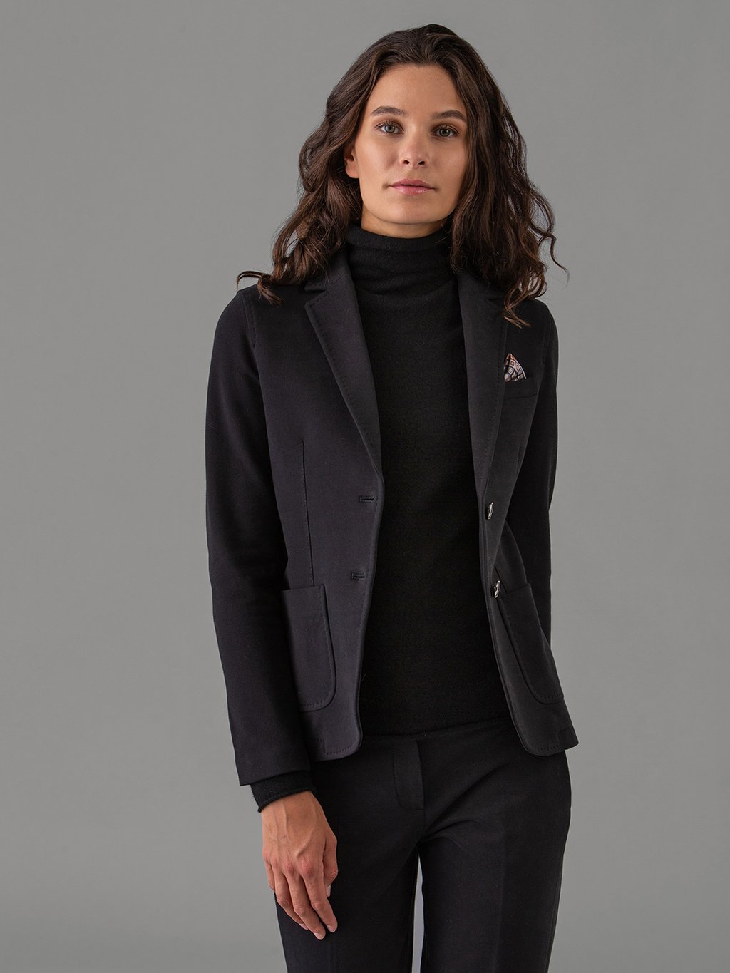 Detailansicht von Blazer aus Baumwolle von CIRCOLO