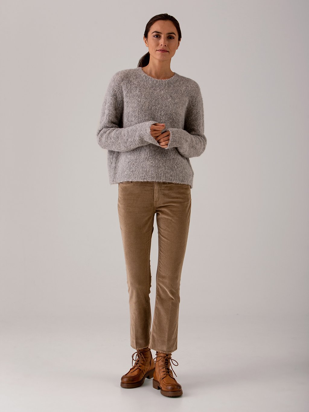 Detailansicht von Flared Cordhose von NINE IN THE MORNING