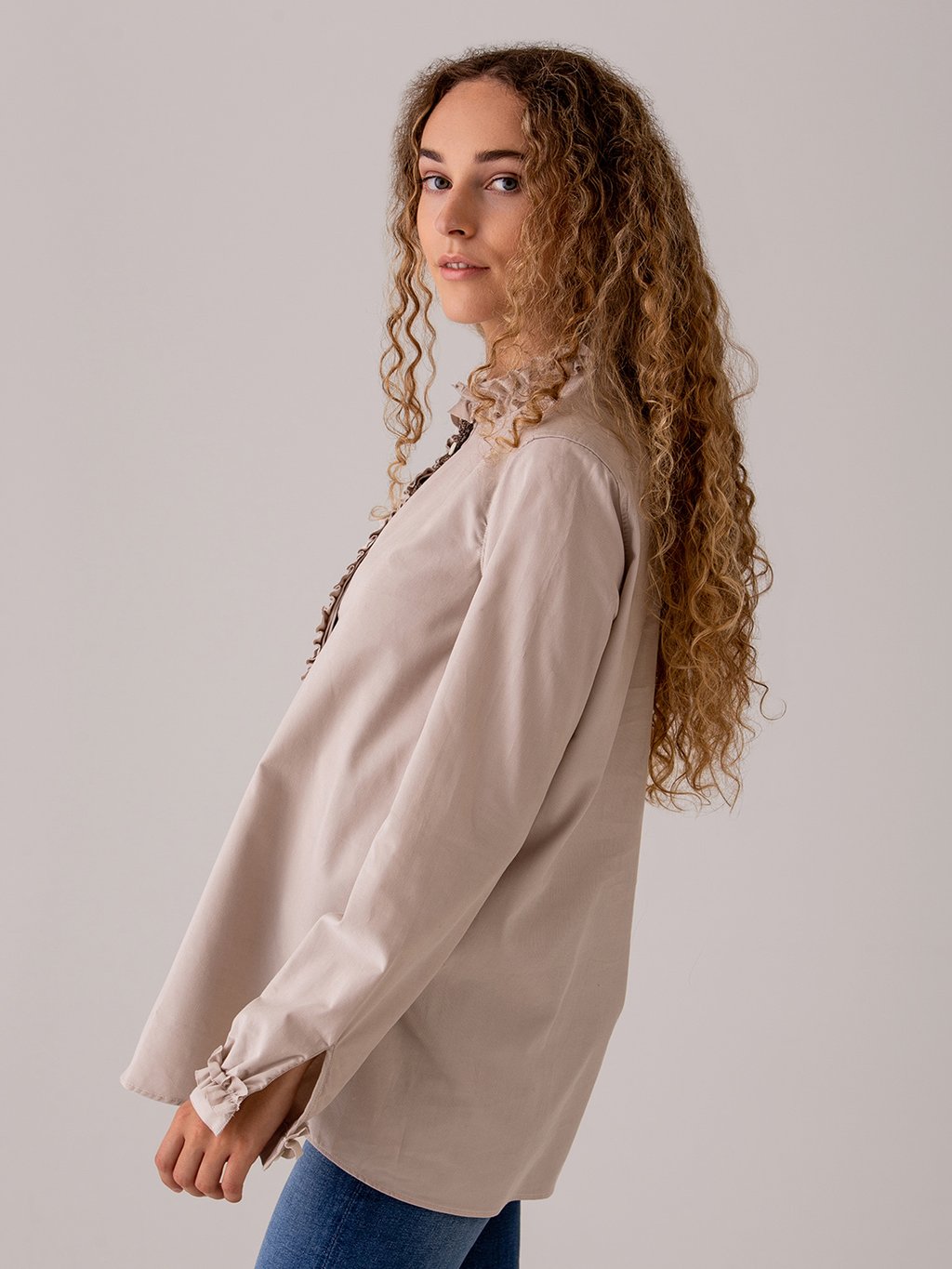 Detailansicht von Cordbluse von AGLINI