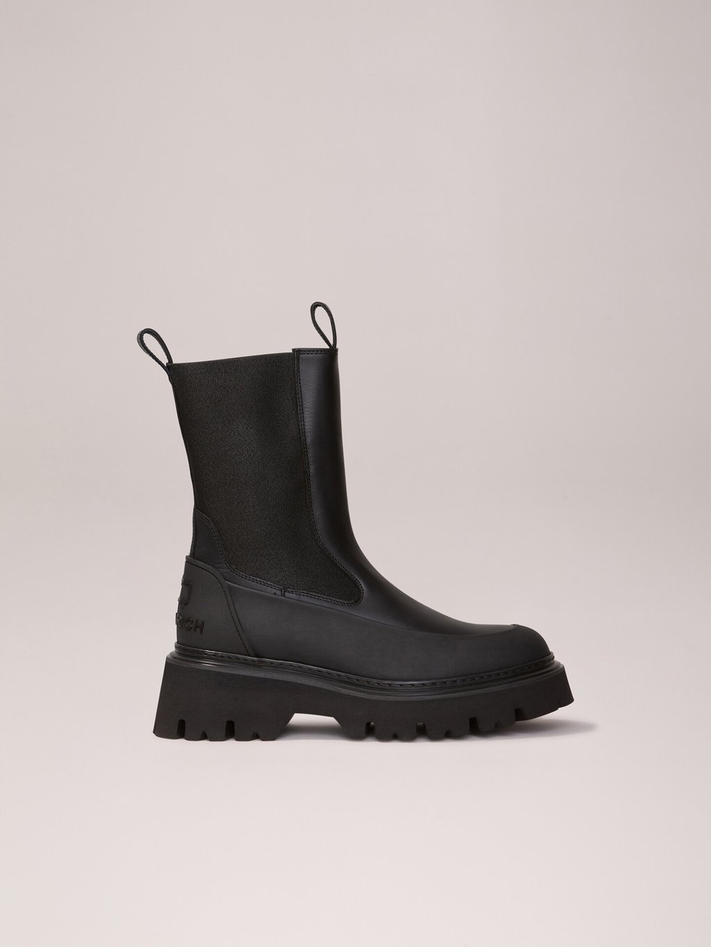 Detailansicht von Chelsea-Boots aus Leder von WOOLRICH
