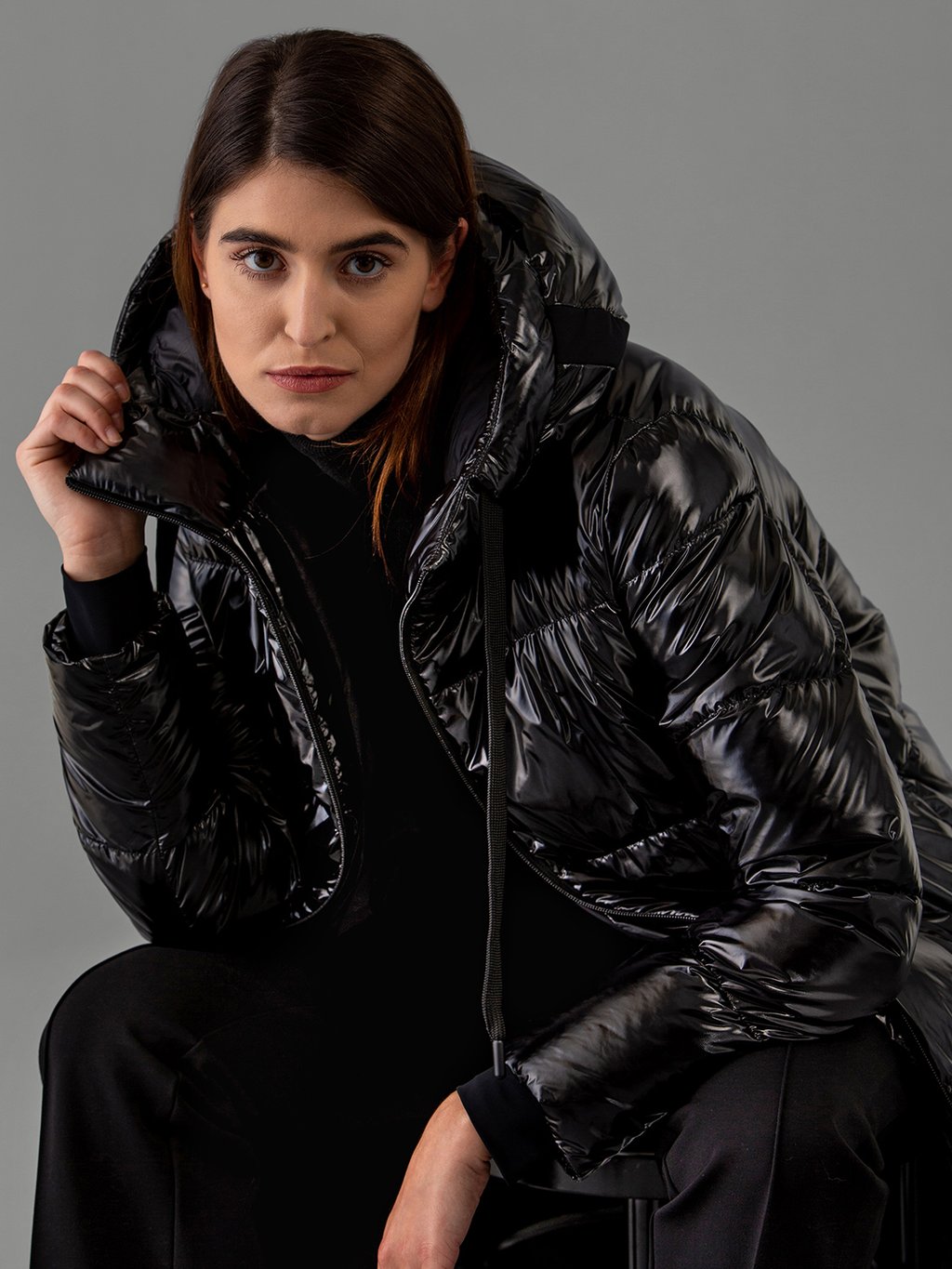 Detailansicht von Langer Daunenmantel von HERNO