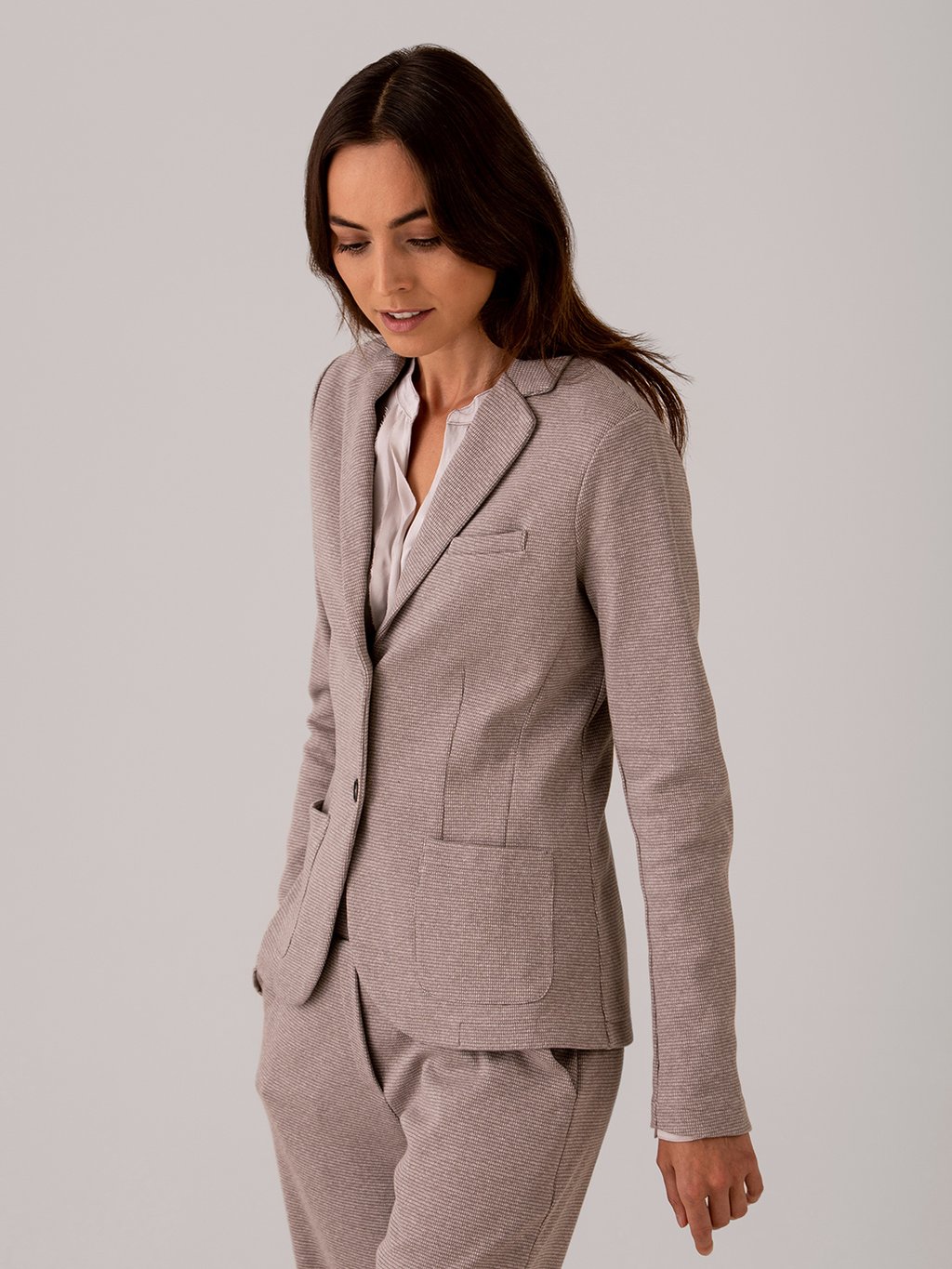 Detailansicht von Blazer aus Baumwolle von DANIELS