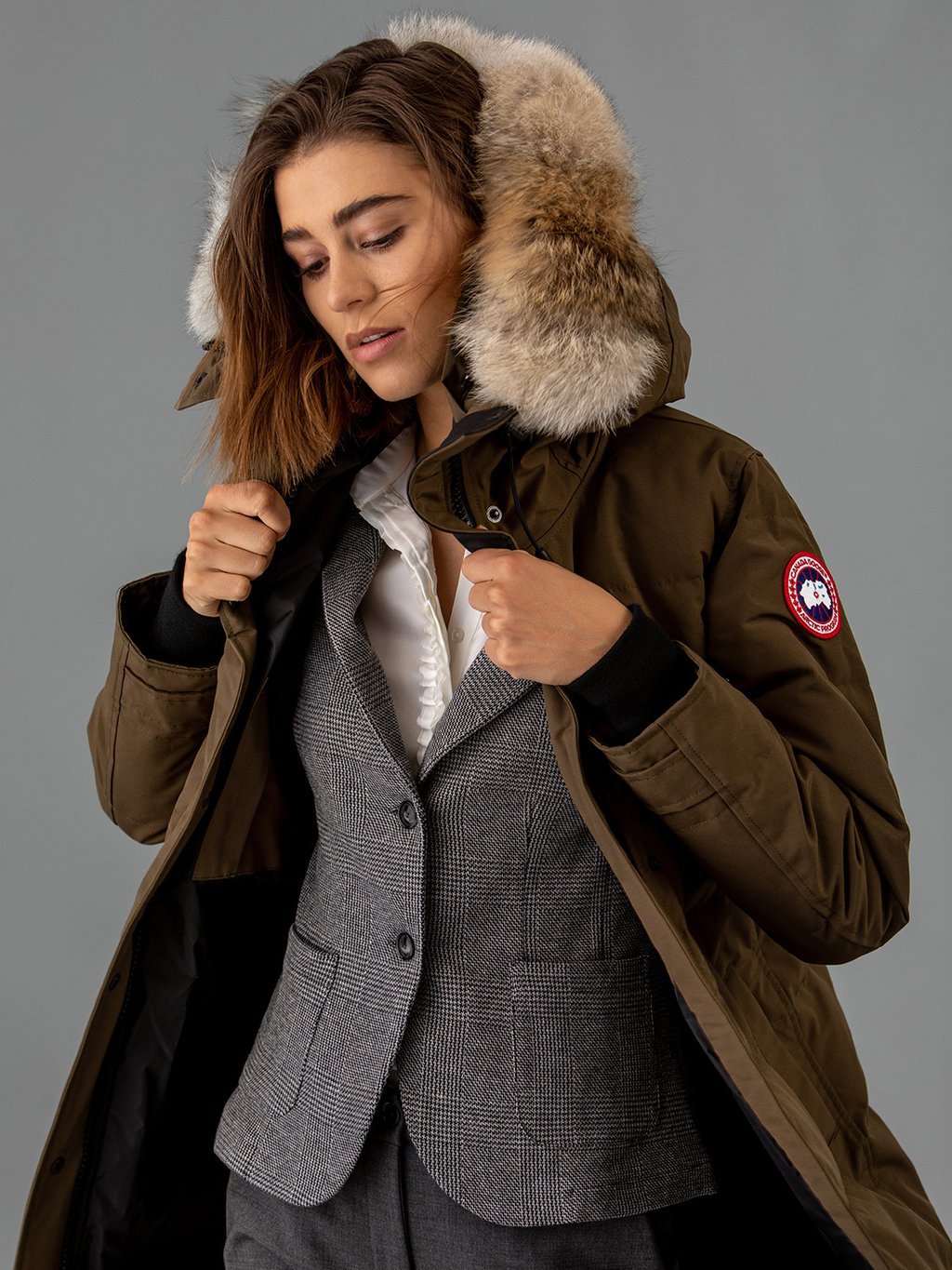 Detailansicht von Daunenparka von CANADA GOOSE