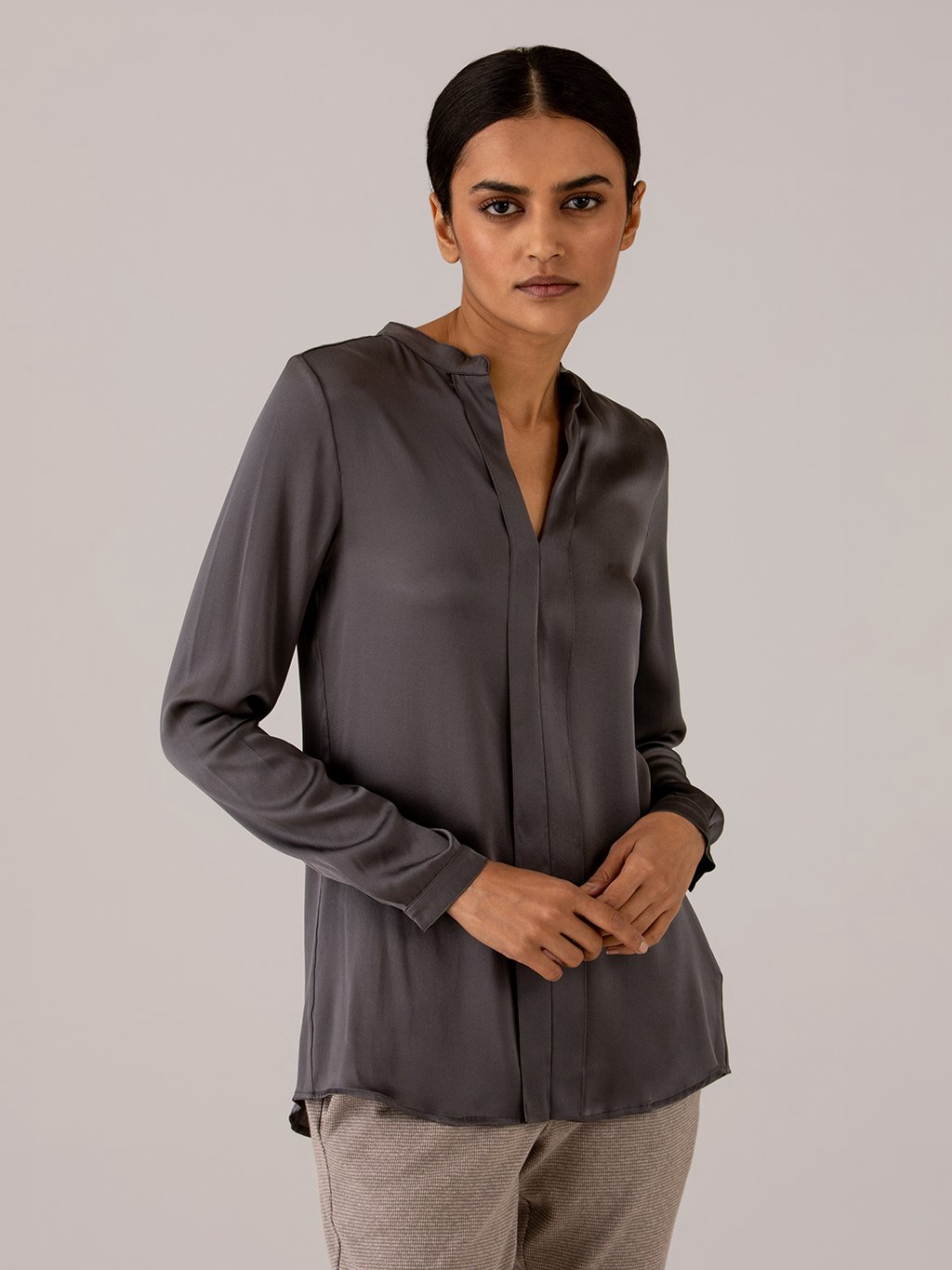 Detailansicht von Seidenbluse von DANIELS