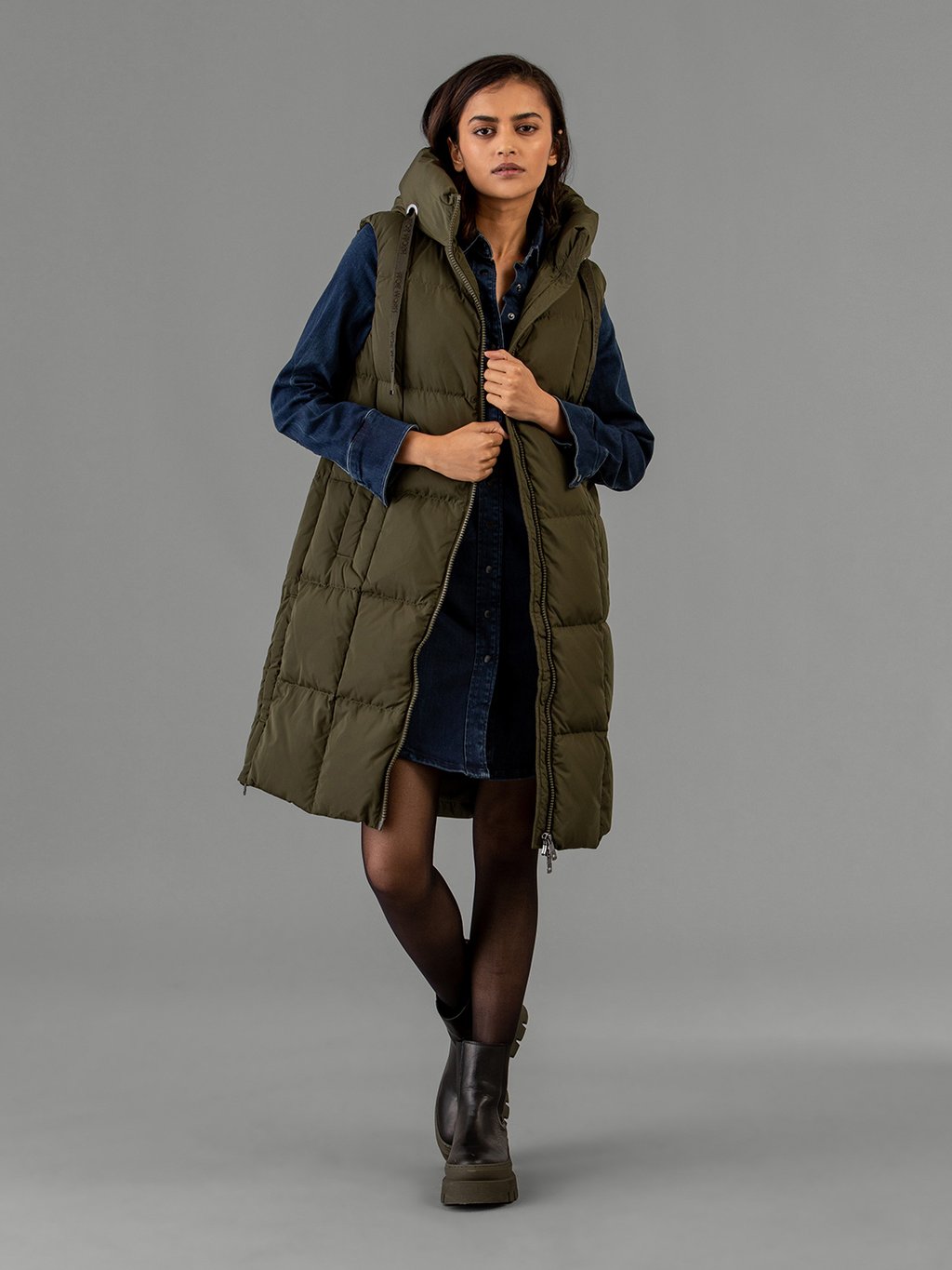 Detailansicht von Daunenweste von MOS MOSH