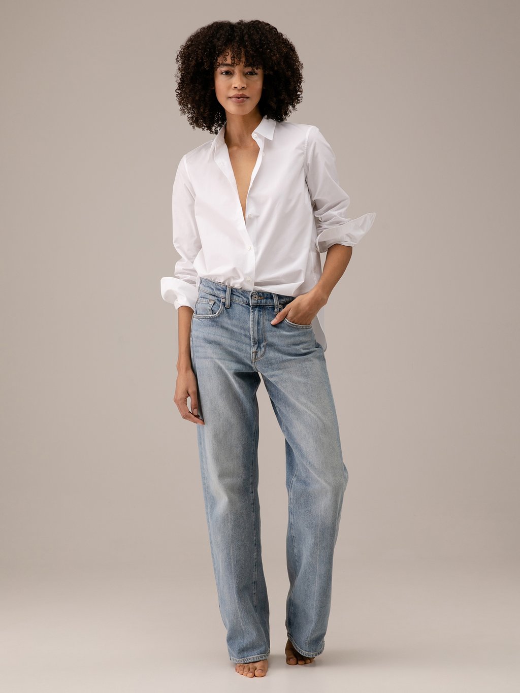 Detailansicht von Baumwollbluse von LIS LAREIDA