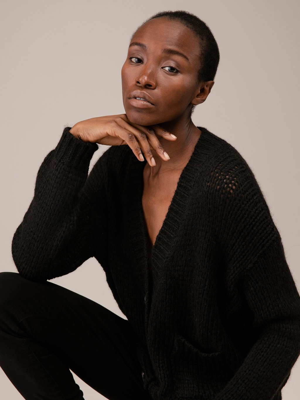 Detailansicht von Strickjacke von ROBERTO COLLINA