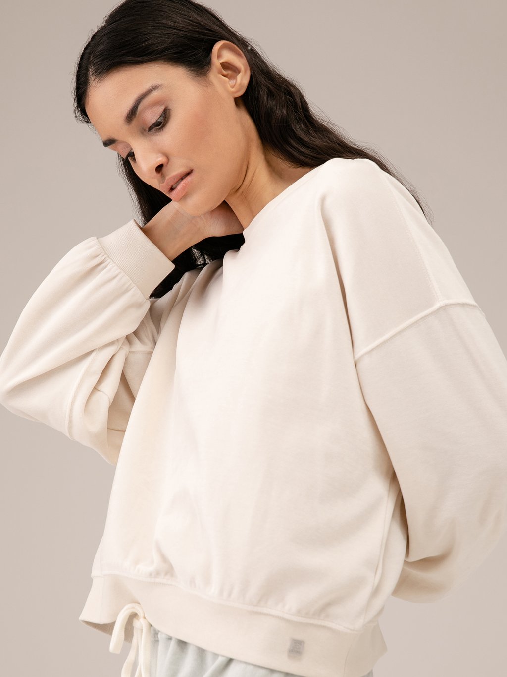 Detailansicht von Sweatshirt aus Baumwolle von BETTER RICH