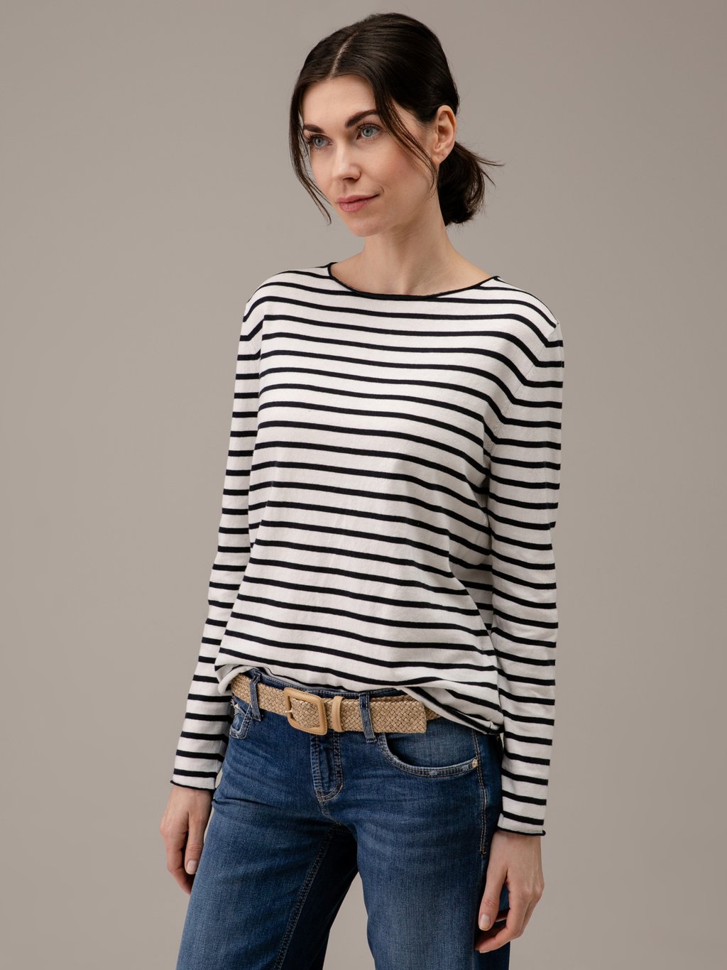 Detailansicht von Pullover aus Baumwolle von ALLUDE