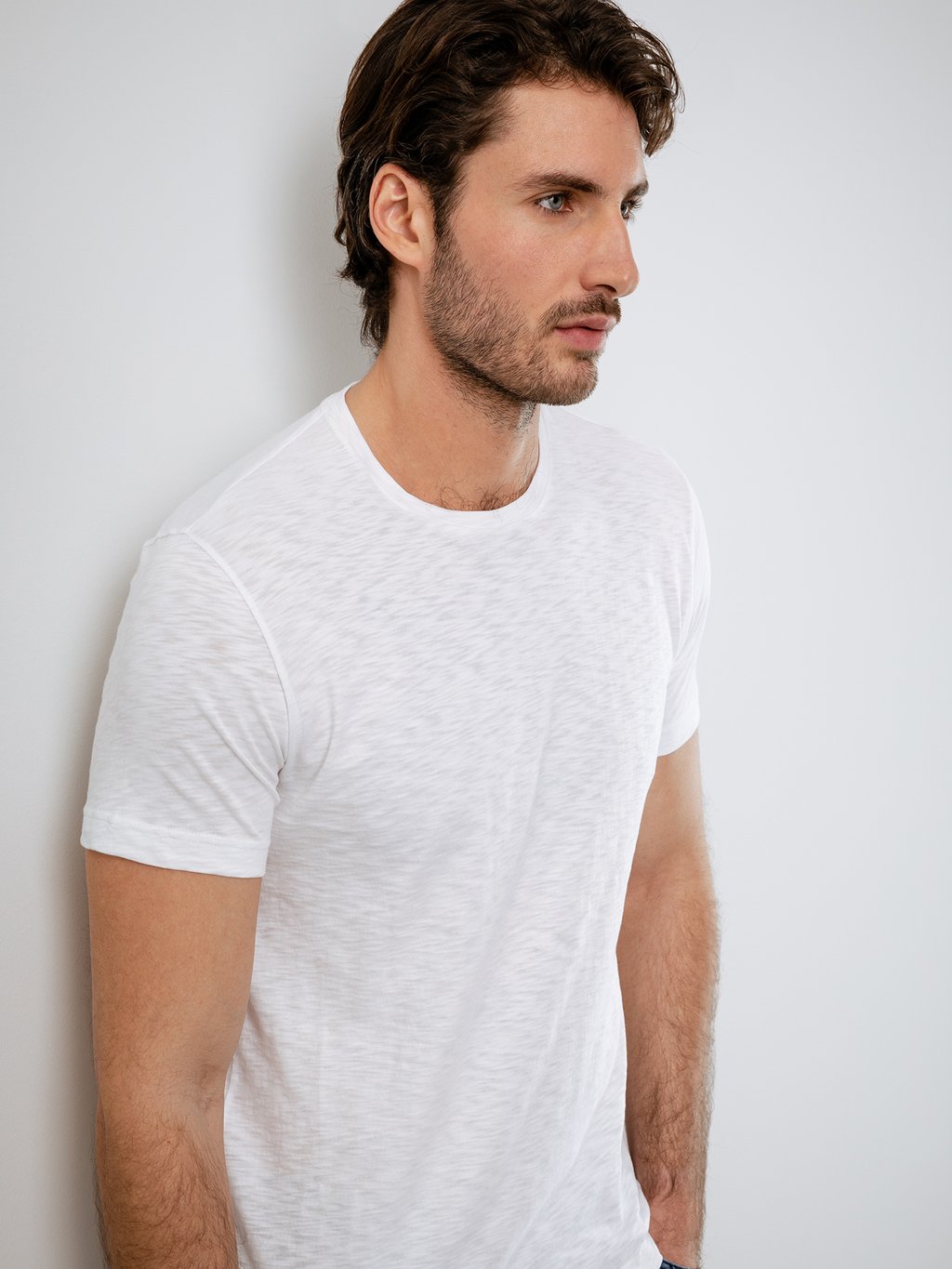 Detailansicht von T-Shirt aus Baumwolle von STEFAN BRANDT