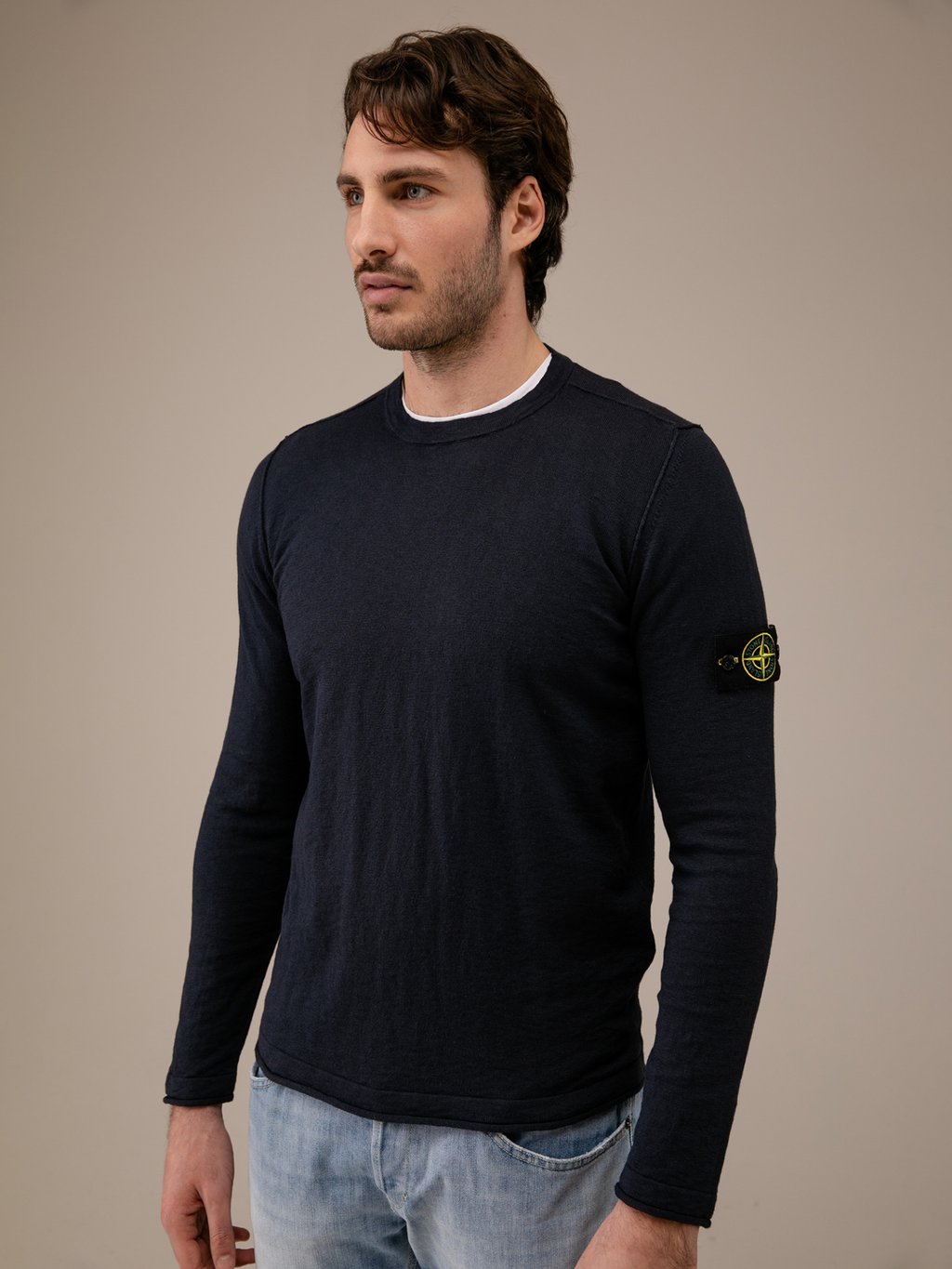 Detailansicht von Pullover aus Baumwolle von STONE ISLAND