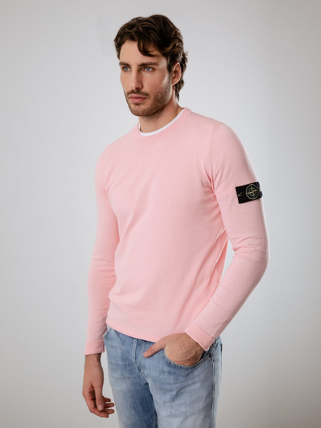 Detailansicht von Pullover aus Baumwolle von STONE ISLAND