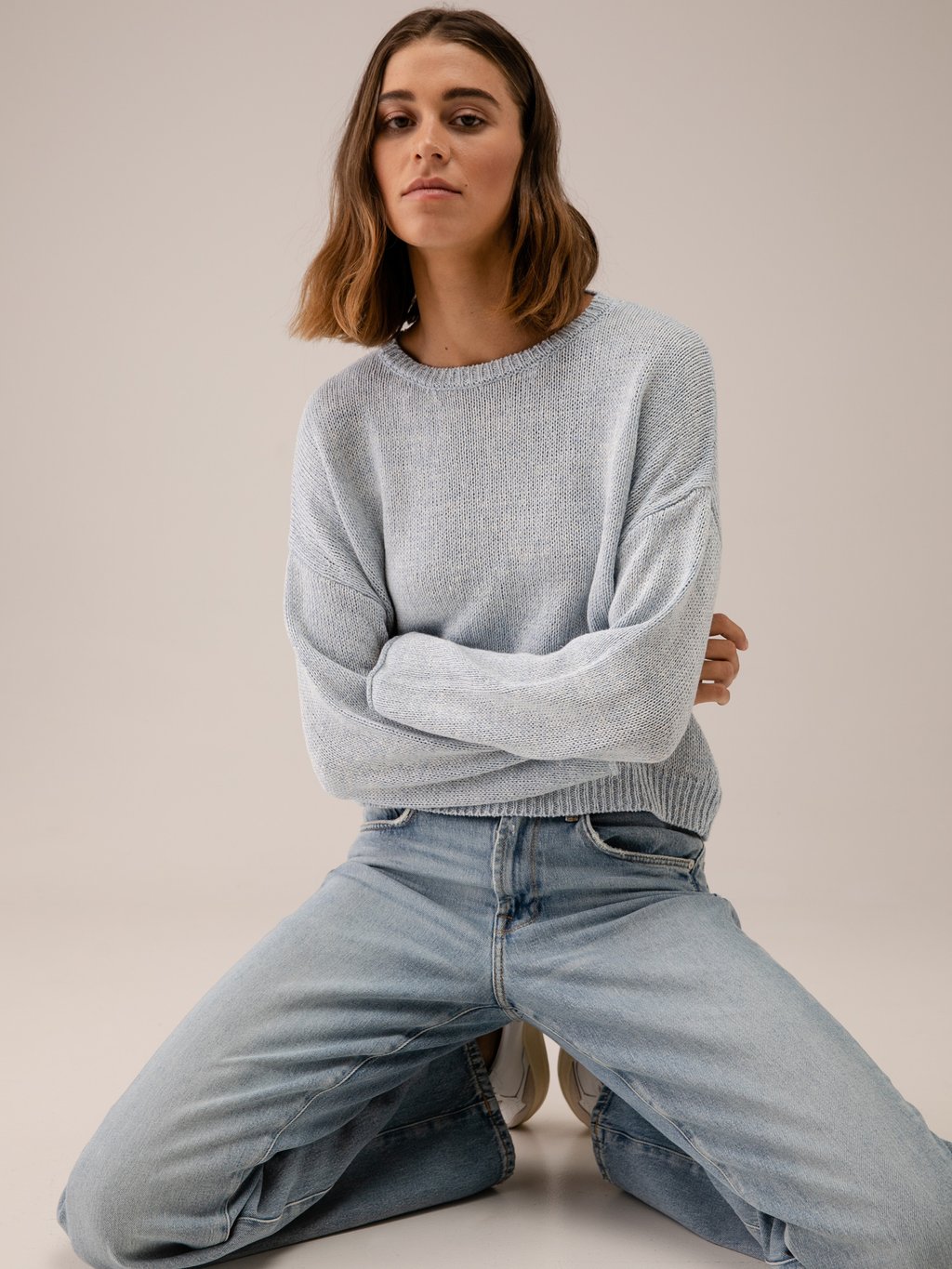 Detailansicht von Pullover aus Leinen von DRYKORN