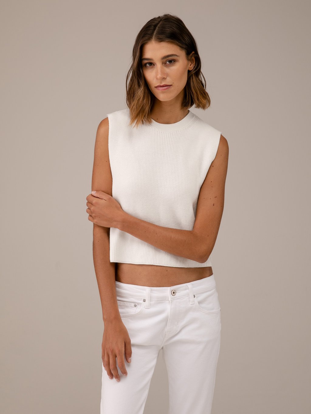 Detailansicht von Pullunder aus Baumwolle von DRYKORN