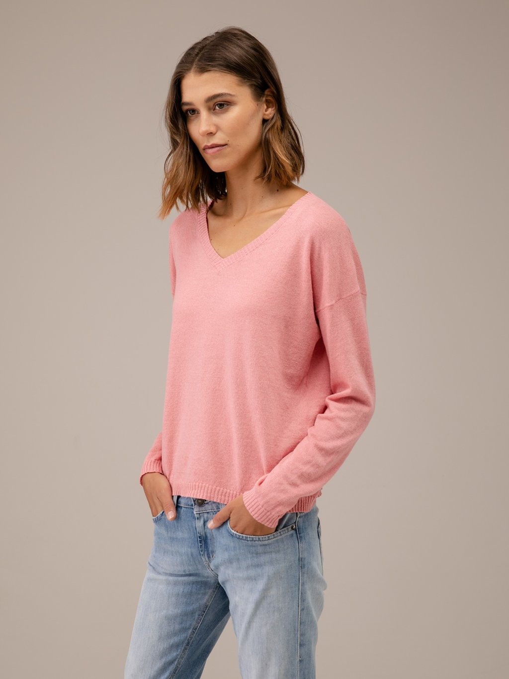 Detailansicht von Pullover aus Leinen von DANIELS