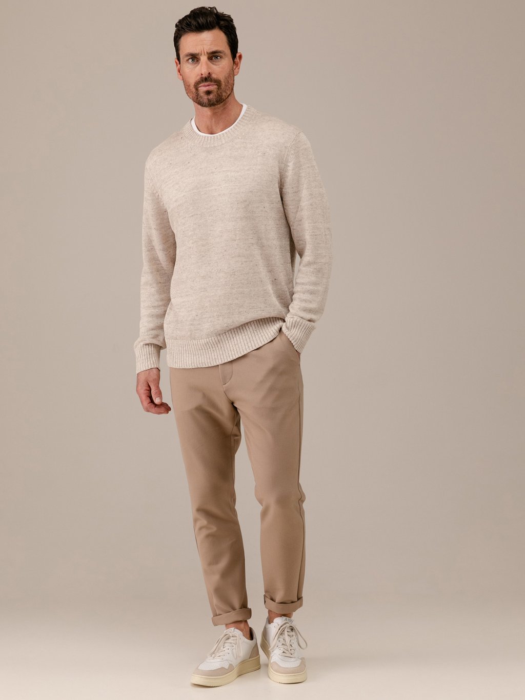 Detailansicht von Jerseyhose aus Baumwolle von LES DEUX