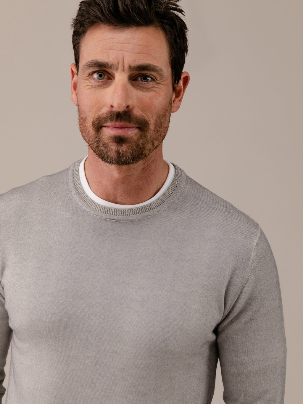 Detailansicht von Pullover aus Merinowolle von DANIELE FIESOLI