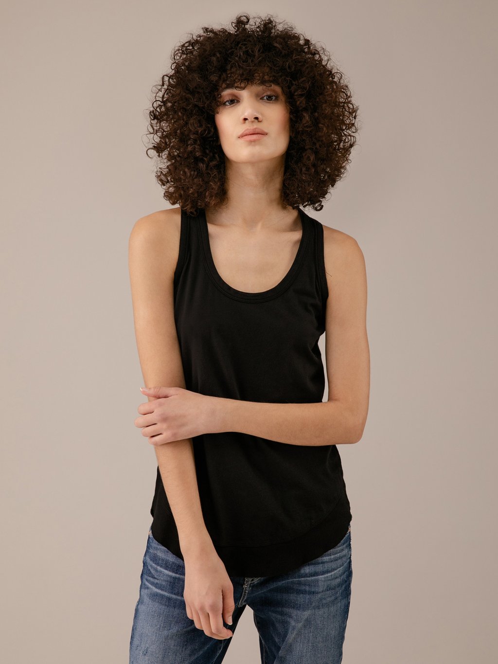 Detailansicht von Top aus Baumwolle von BOBI LOS ANGELES