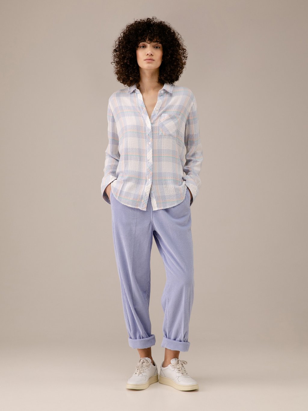 Detailansicht von Karobluse von RAILS