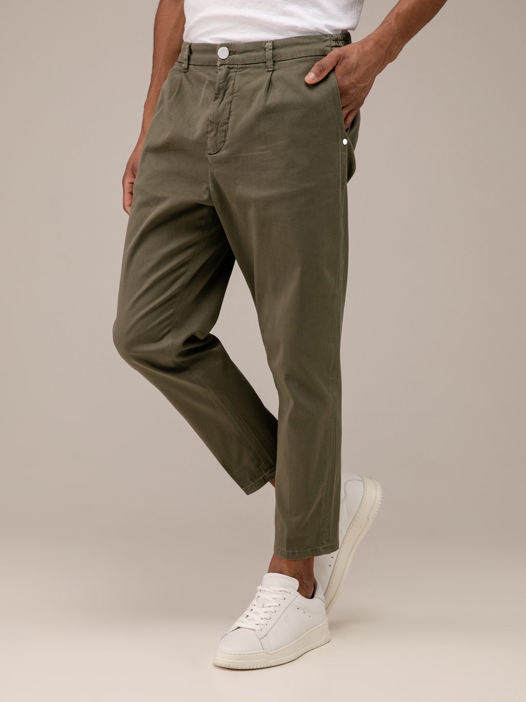 Detailansicht von Chinohose aus Baumwolle von GOLDGARN