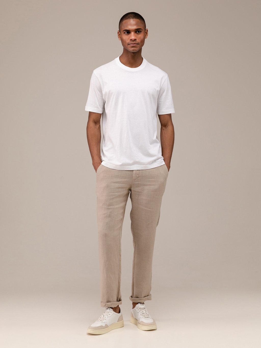 Detailansicht von Lässige Hose aus Leinen von 04651