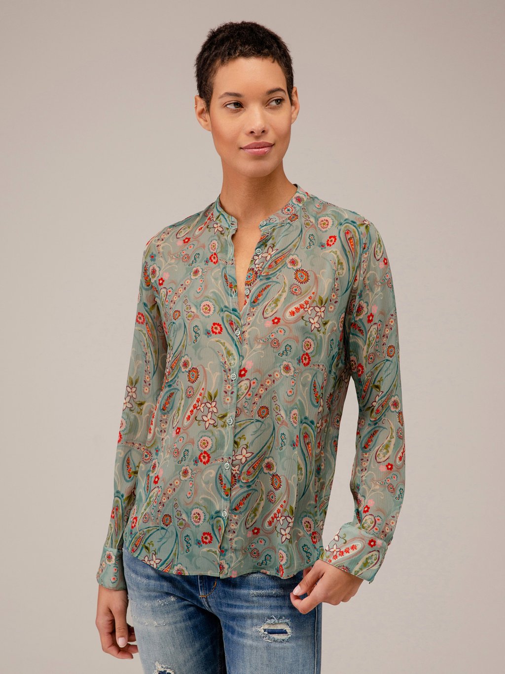 Detailansicht von Gemusterte Bluse von DANIELS