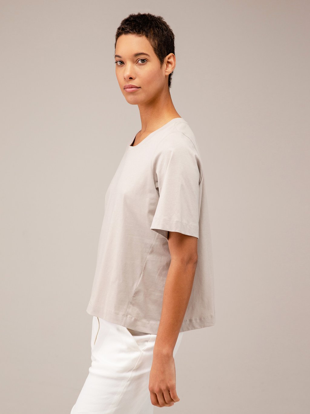 Detailansicht von Oversize T-Shirt aus Baumwolle von LIS LAREIDA