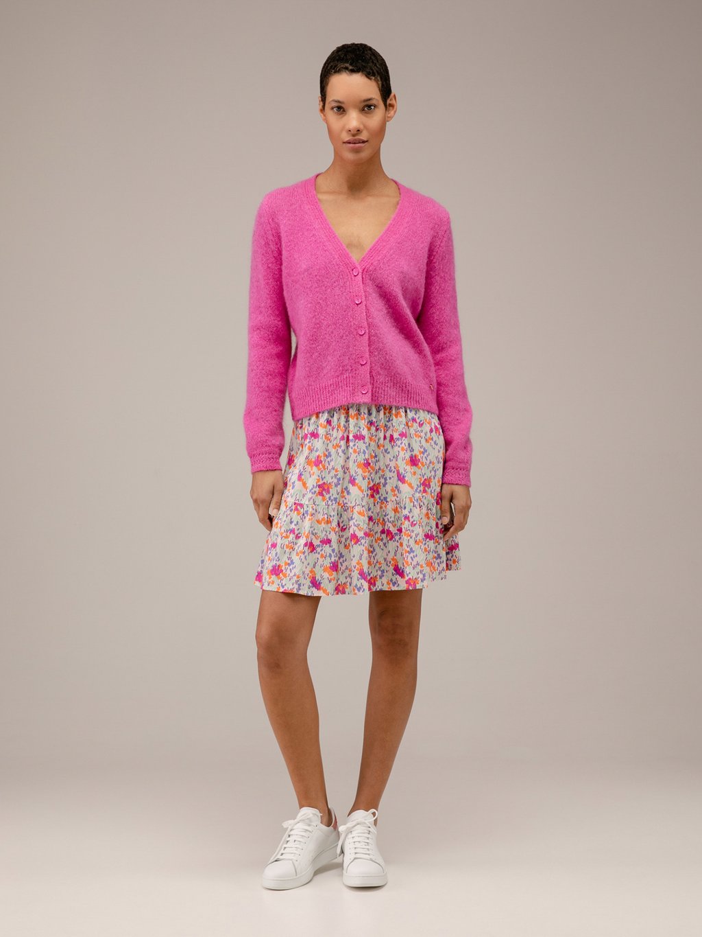 Detailansicht von Strickjacke aus Wolle von DES PETITS HAUTS