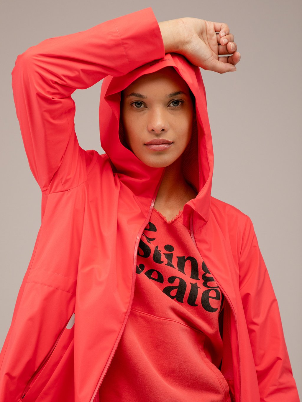 Detailansicht von Regenmantel von HERNO