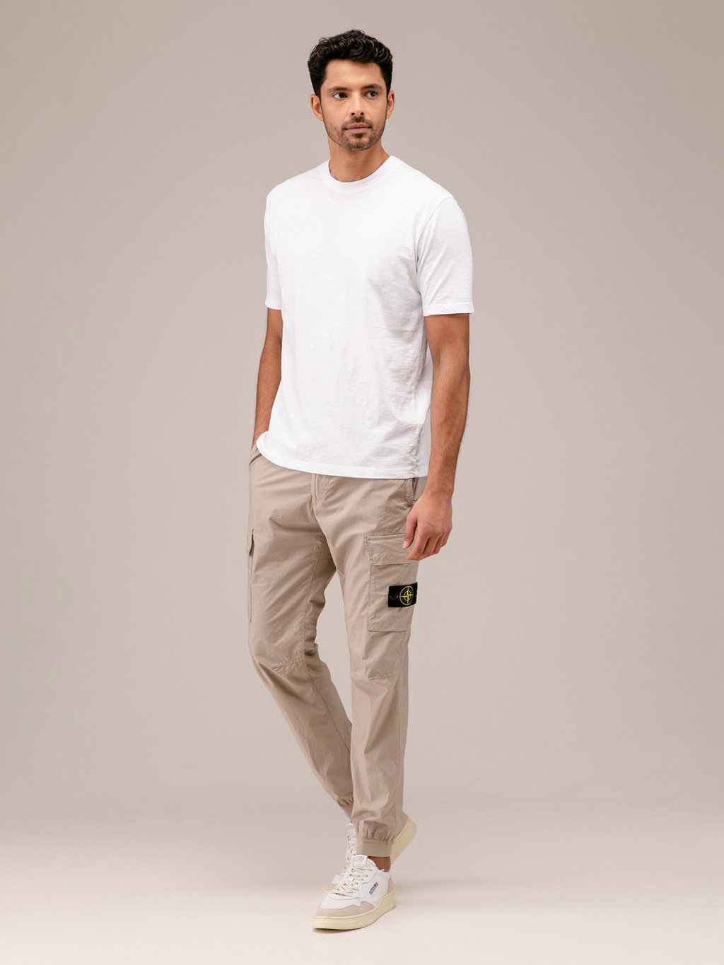 Detailansicht von T-Shirt aus Baumwolle von WOOL & CO