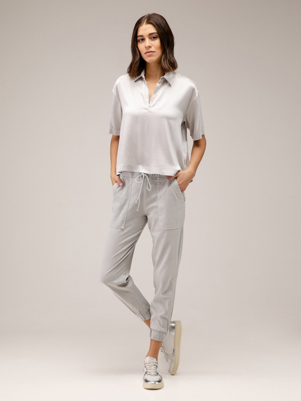 Detailansicht von Hose im Jogging-Stil von BELLA DAHL