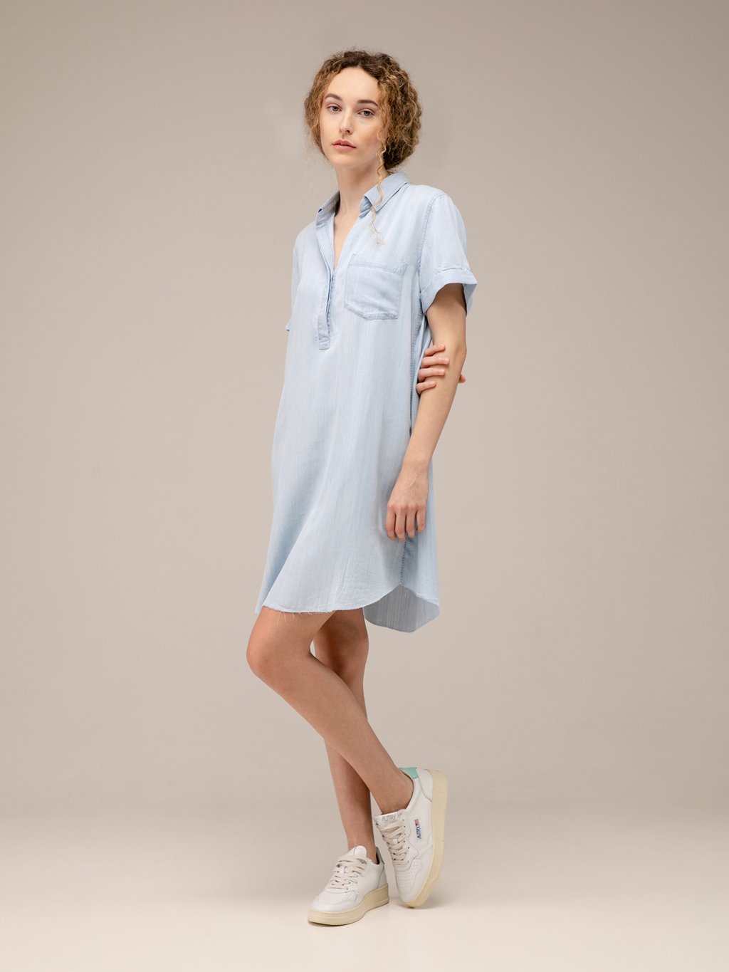 Detailansicht von Kurzes Hemdblusenkleid von RAILS