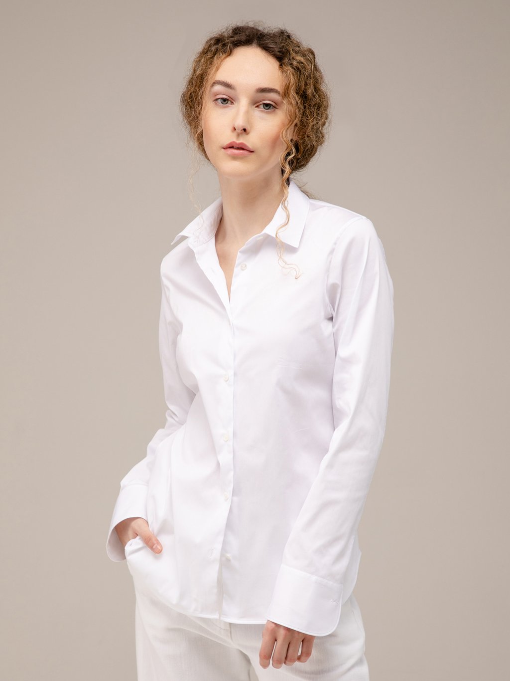 Detailansicht von Baumwollbluse von LIS LAREIDA