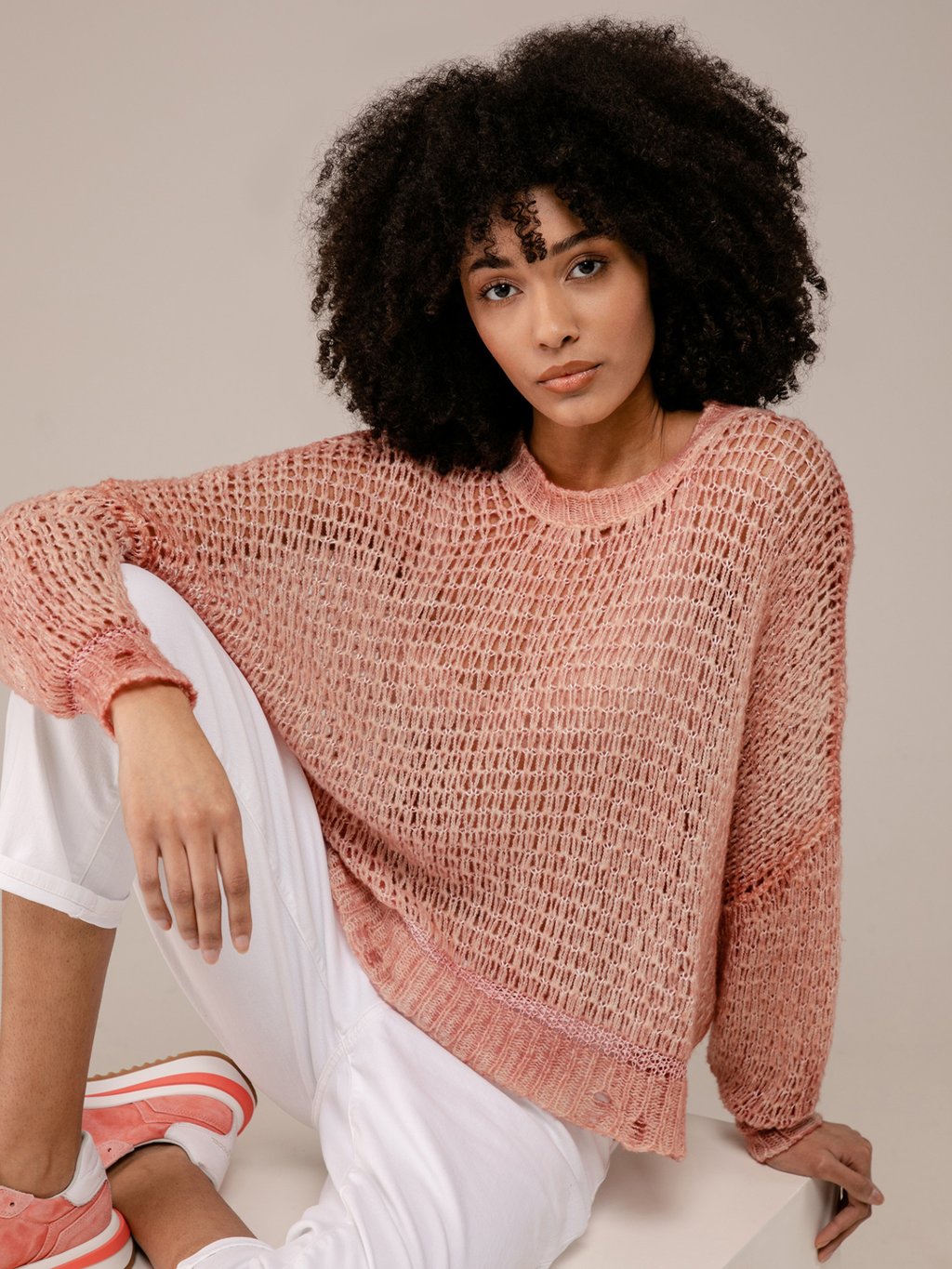 Detailansicht von Leichter Pullover aus Cashmere von AVANT TOI