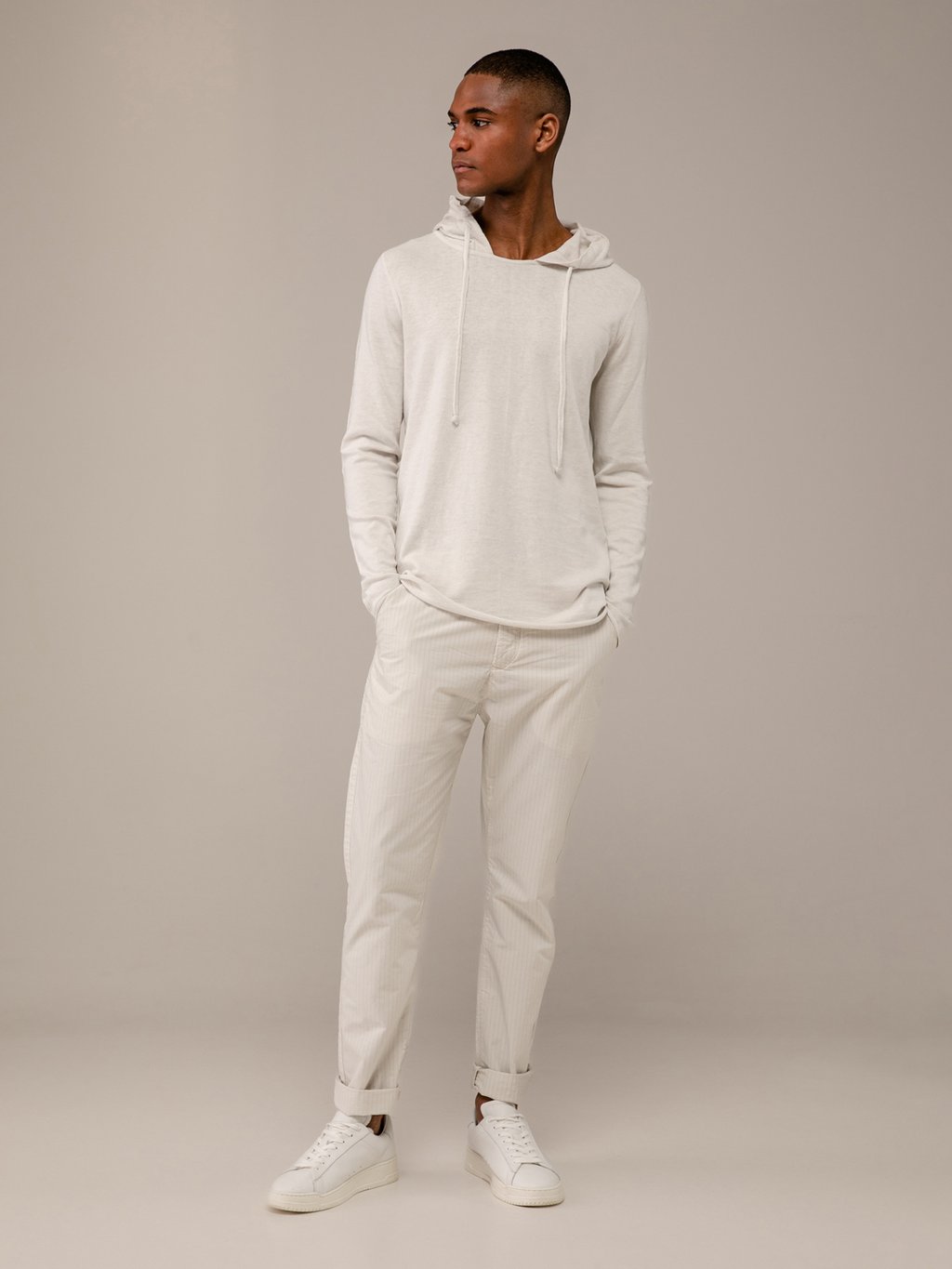 Detailansicht von Hose aus Baumwolle von HANNES ROETHER