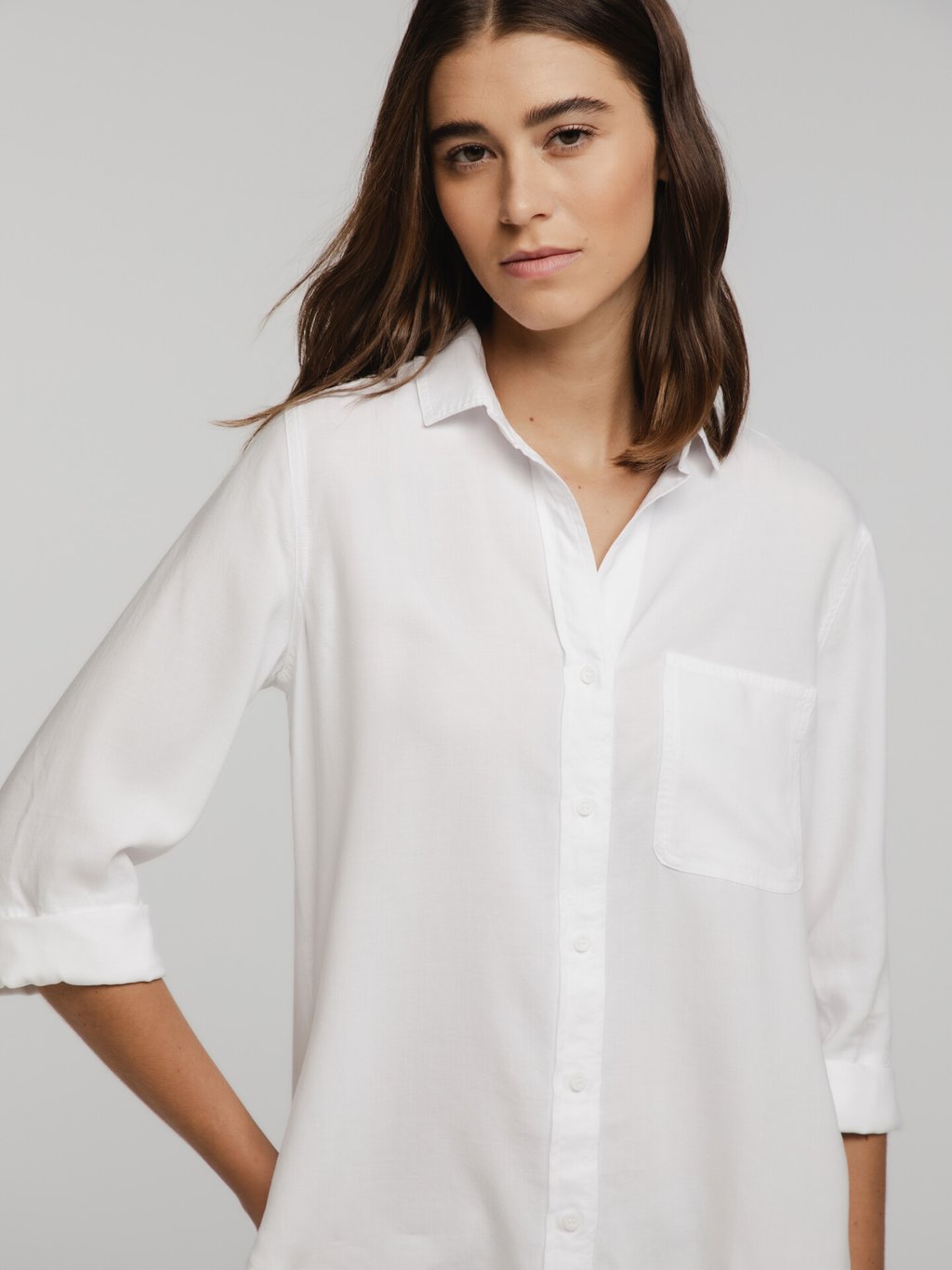 Detailansicht von Hemdbluse von BELLA DAHL