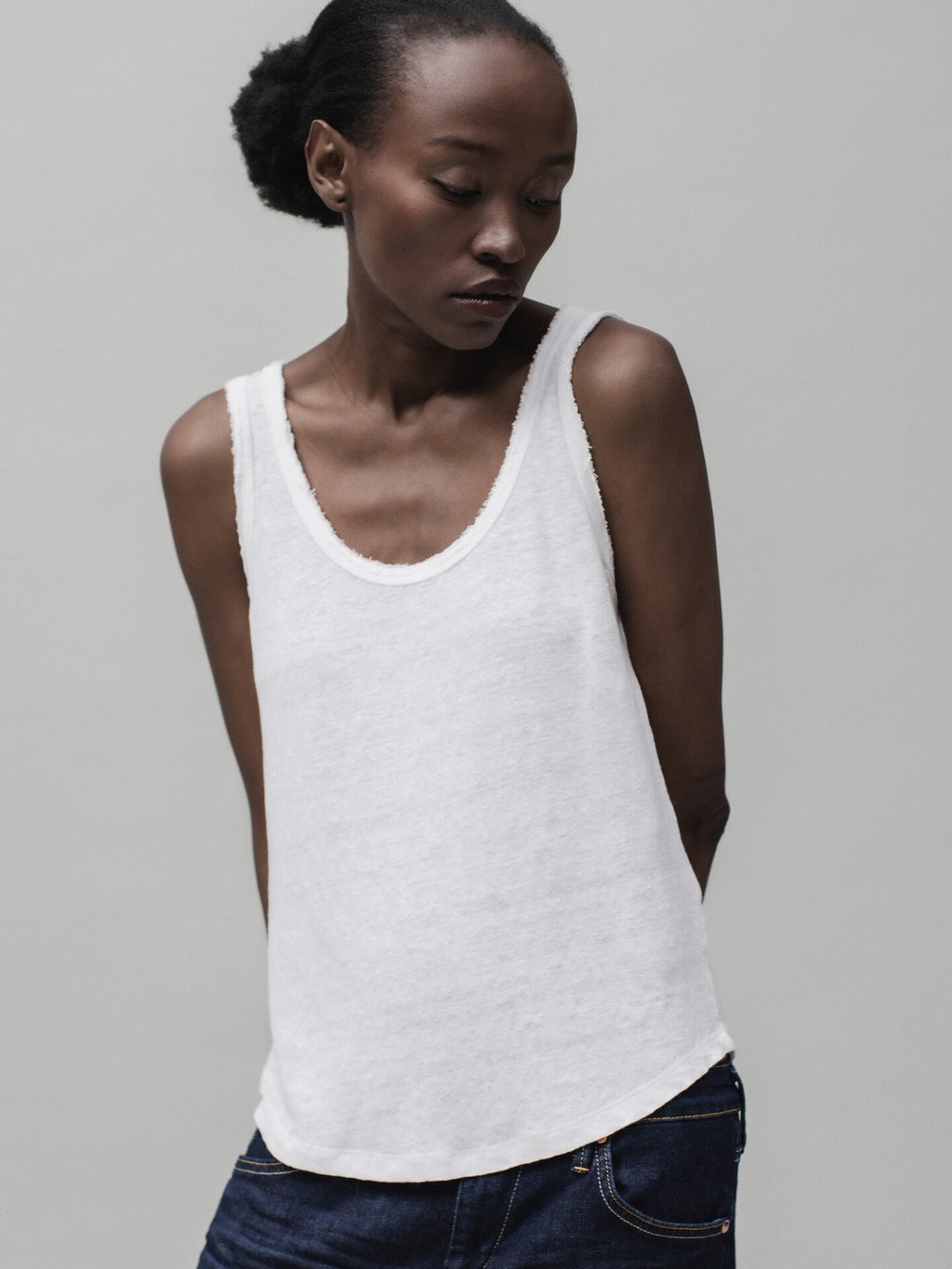 Detailansicht von Top aus Leinen von DANIELS