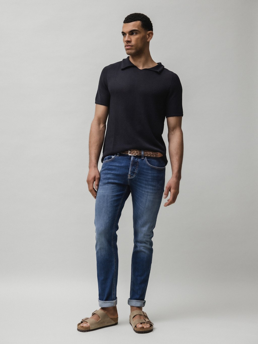 Detailansicht von Slim Fit Jeans von THE NIM