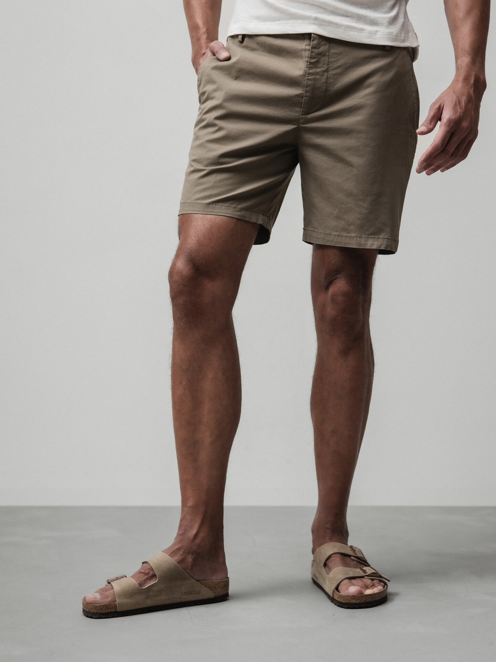 Detailansicht von Shorts aus Baumwolle von DONDUP
