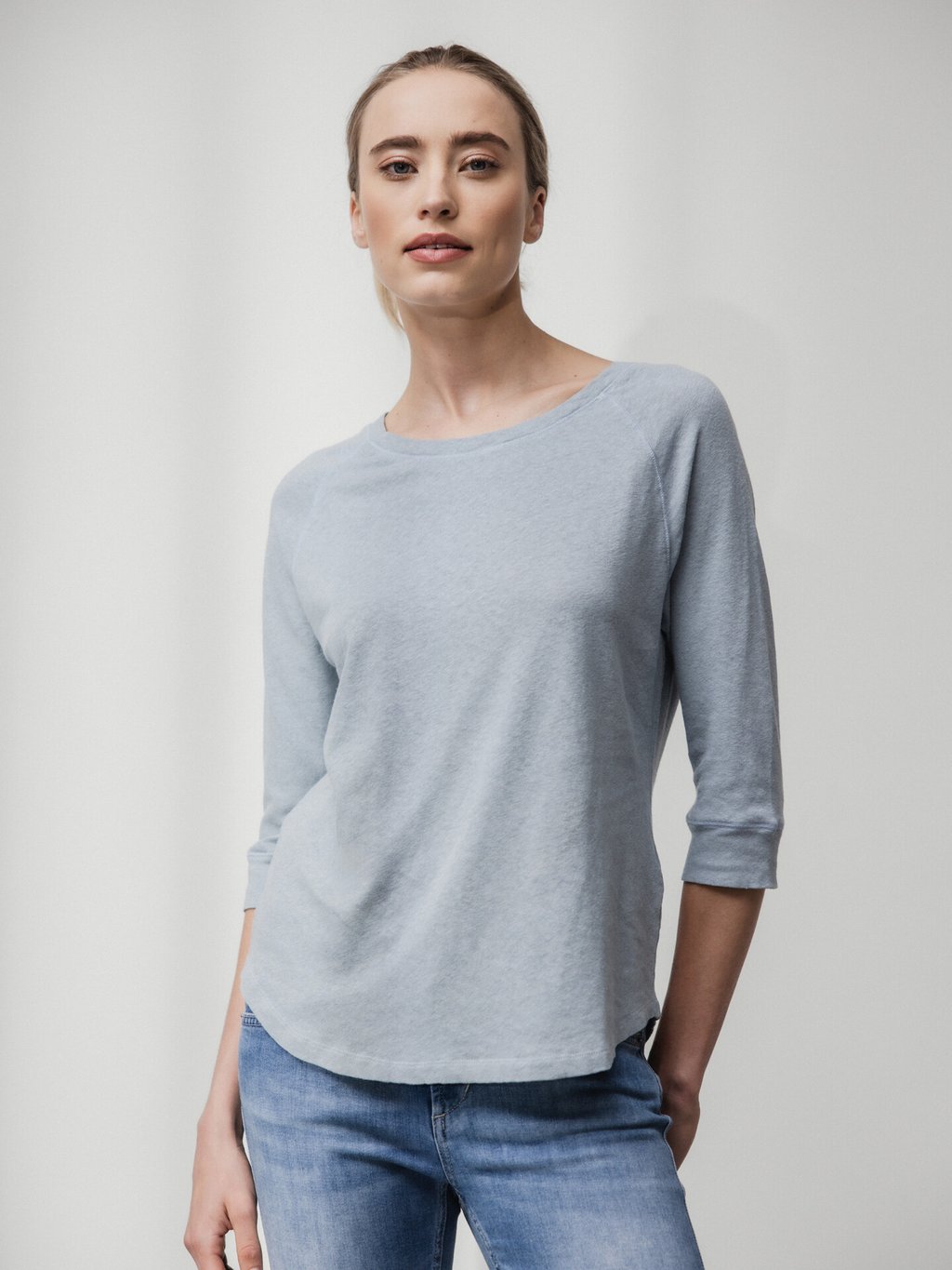 Detailansicht von Langarmshirt mit 3/4 Arm von DANIELS