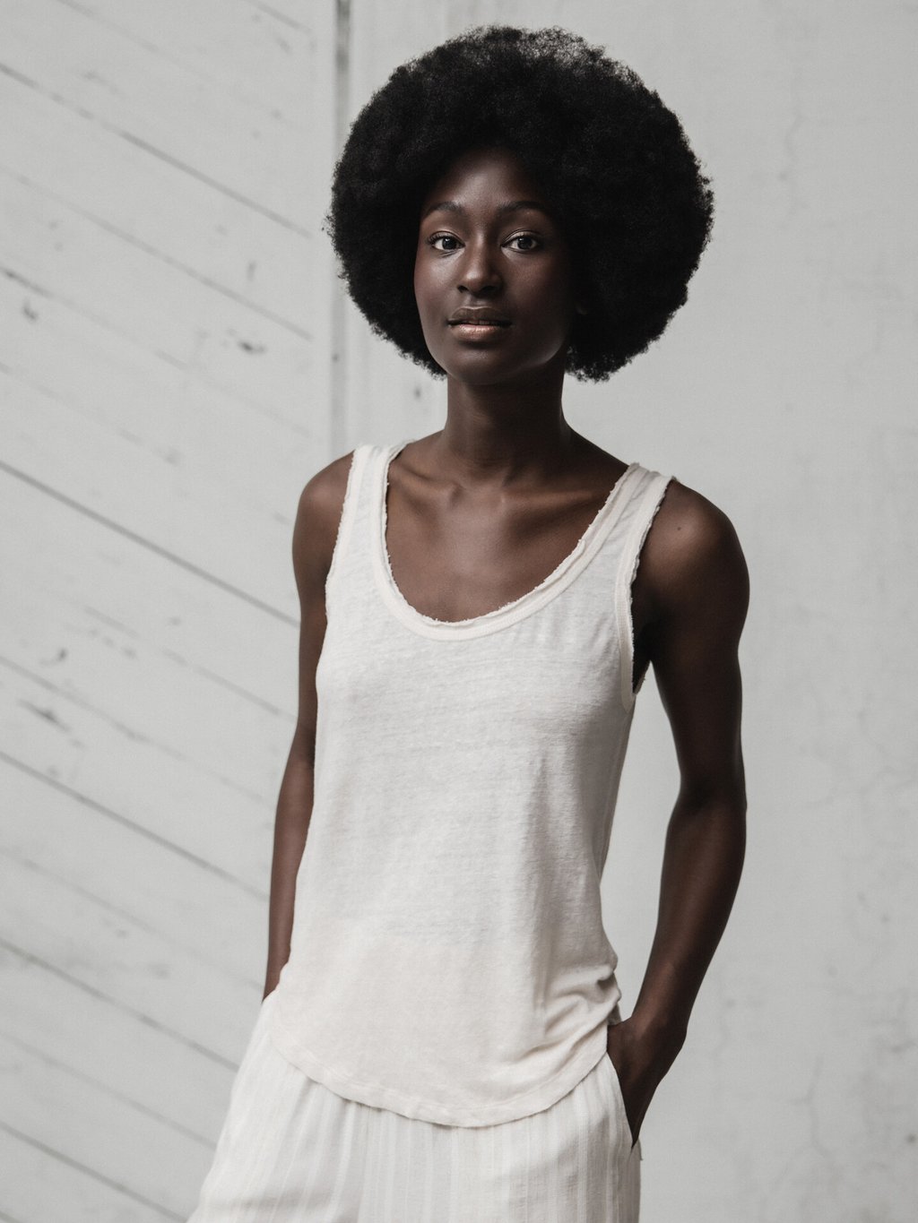 Detailansicht von Top aus Leinen von DANIELS