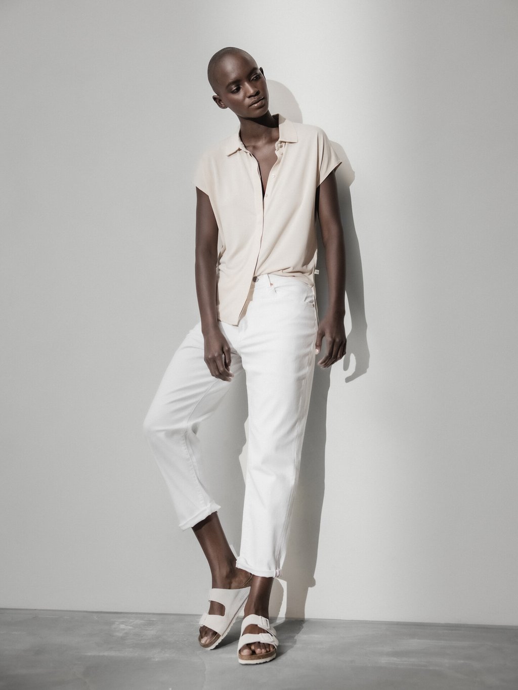 Detailansicht von Boyfriend Jeans von LE TEMPS DES CERISES