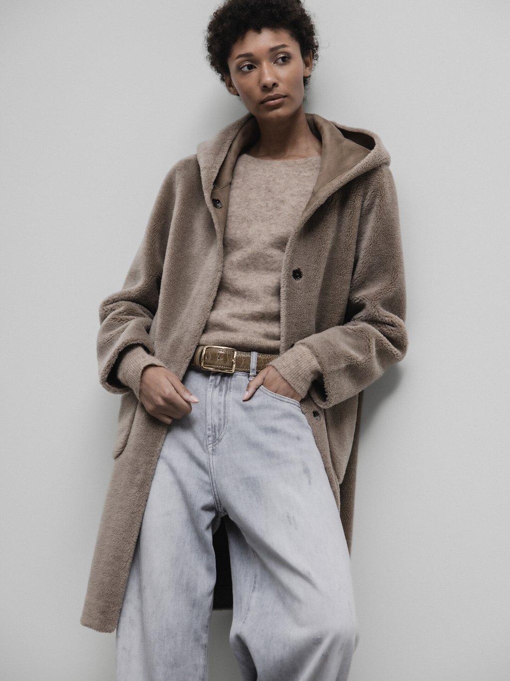 Detailansicht von Wendbarer Teddy-Mantel von OAKWOOD